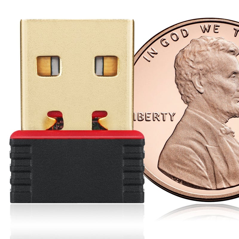 HomeSpot 150Mbps Wireless N WiFi USB Nano Adapter, Network LAN Card 802.11n, for Raspberry Pi/Windows XP/Vista/Win7/Linux/Mac OS - Image 3